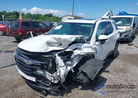 2018 Chevrolet Traverse 3Lt из США, поврежденный, VIN 1GNEVHKW4JJ248956